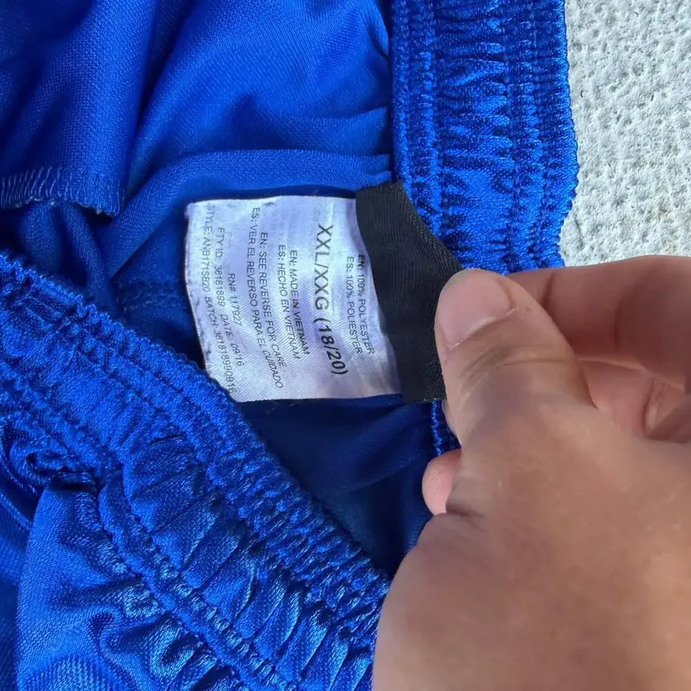 AND1 Blue and Black Basketball Athletic Gym Shorts